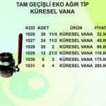 EKO AĞIR TİP TAM GEÇİŞLİ KÜRESEL VANA